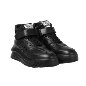 Versace Men's Black High-Top Sneakers